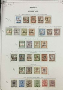 MOMEN: FRENCH MOROCCO 1896-1926 POSTAGE DUE MOST MINT OG H CAT. $750 LOT #62661