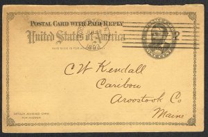 United States Reply Card Scott UY1m