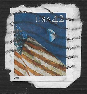 US #4229 42c Flag At Night