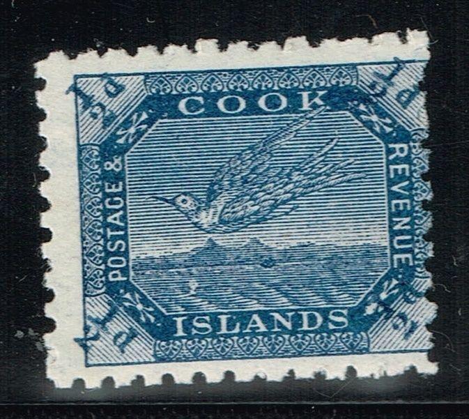 Cook Islands SG# 11 Steel Blue  - 1st Setting - Mint Never Hinged - Lot 122715