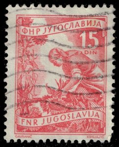 Yugoslavia #384 Gathering Sunflowers; Used