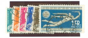 Switzerland #210-215 Used Single (Complete Set)