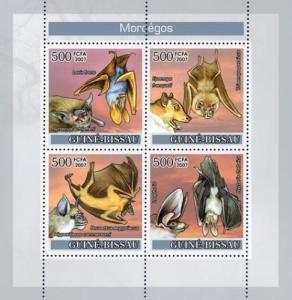 GUINEA BISSAU 2007 SHEET BATS WILDLIFE