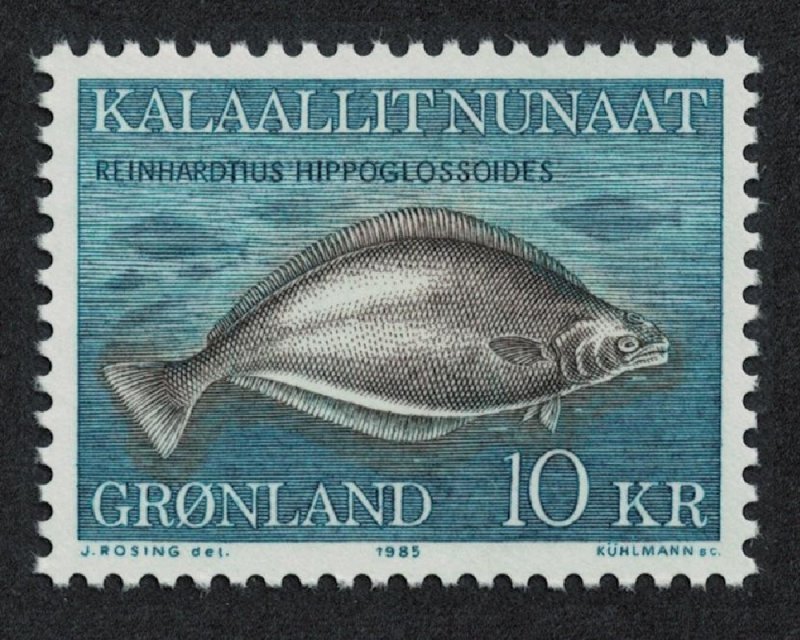 Greenland Fish Greenland Halibut 1985 MNH SG#157