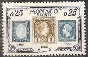 Monaco  461 MNH 1960 Stamps of Monaco 75th Anniv.