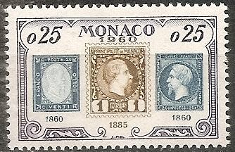 Monaco  461 MNH 1960 Stamps of Monaco 75th Anniv.