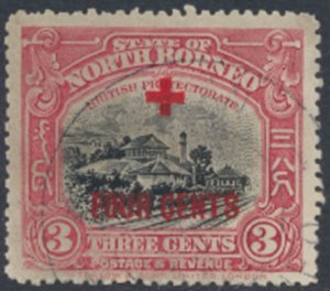 North Borneo  SG 237   SC#  B33    Used Red Cross see details & scans