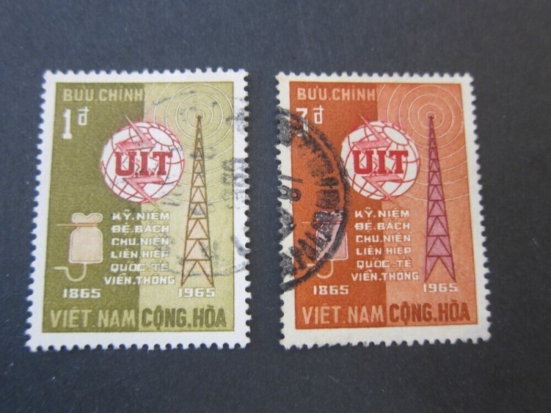 Vietnam 1965 Sc 253-54 set FU