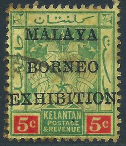 Malaya - Kelantan, Sc #4a, 5c Used