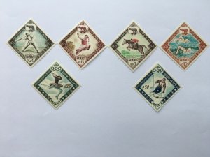 Monaco 1960 MNH Mi 629 -634  Olympics Rome Squaw Valley 