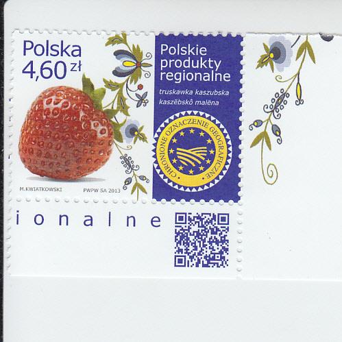 2013 Poland Strawberry  (Scott NA) MNH