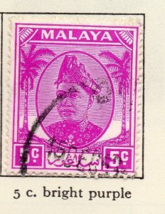 Selangor 1949-52 Early Issue Fine Used 5c. 216338