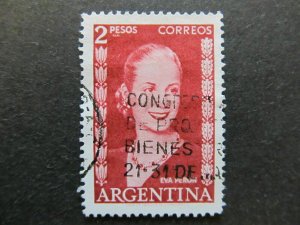 1952-53 Argentina A4P30F109 2d Used-