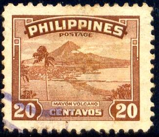 Mayon Volcano, Philippines stamp SC#508 used