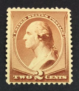 MOMEN: US STAMPS #210 MINT OG NH POST OFFICE FRESH LOT #44215