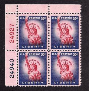 1041B Mint,OG,NH... Plate Block of 4