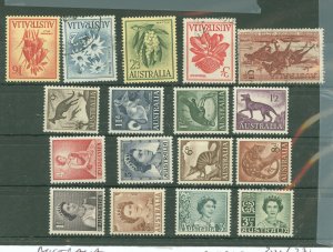 Australia  #314-331 Mint (NH) Single