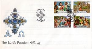 Bophuthatswana - 1989 Easter FDC SG 215-218