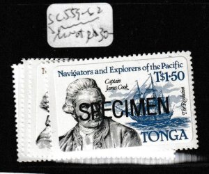 Tonga SC 559-62 Specimen MNH (7gck)