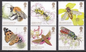 Great Britain, Fauna, Brilliant Bugs MNH / 2020