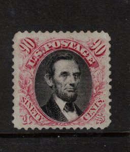 USA #122 Mint Very Fine Full Unused (Traces Of Gum) Crease **With Certificate** 