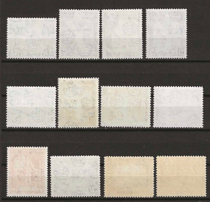 BRITISH GUIANA 1938/52 SG 308a/319 MNH