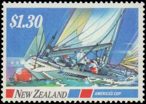 New Zealand  #867-870, Complete Set(4), 1987, Sports, Never Hinged