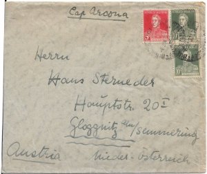 Buenos Aires, Argentina to Austria 1933 (48898)