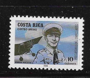 Costa Rica 1988 Aviation Pioneer Sc C915 MNH A2579