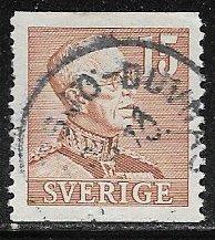 Sweden 302A, 15o King Gustaf V, used, VF