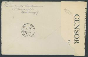 CANADA   KGVI 1943 Halifax, N.S., Censor Cover