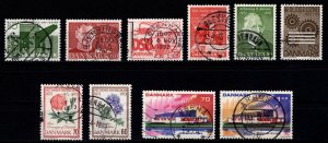 Denmark 1972-73 Commemoratives, Complete Sets [Used]