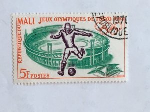 Mali – 1964 –Single “Soccer” Stamp – SC# 61 – CTO
