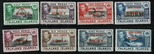 SOUTH GEORGIA 1944-45 KG VI FULL SET UNUSED (MH) SGB1-SGB8 Wmk.MSCA P.12 VGC