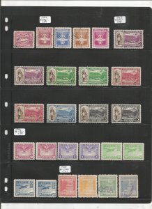 BOLIVIA COLLECTION ON STOCK SHEET, MINT/USED