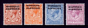 Morocco Agencies - Scott #221//224 - MH - SCV $20