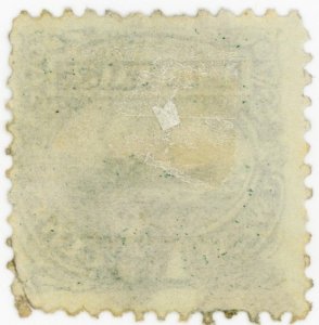 #117 – 1869 12c S.S. Adriatic, green.  Used Average.