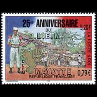 MAYOTTE 2001 - Scott# 151 Foreign Legion Set of 1 NH