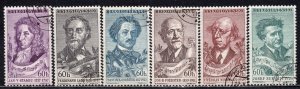 5032 - Czechoslovakia 1957 - International Music Festival - Musicians - Used Set