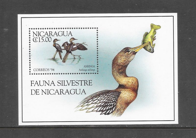 BIRDS - NICARAGUA #2069  MNH