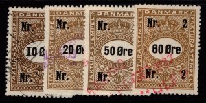 Denmark 1936 Cigar Revenues 10o - 60o Used Perf 12 - S36906