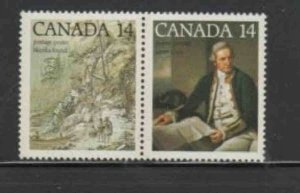 CANADA #764a 1978 CAPTAIN COOK MINT VF NH O.G PAIR b