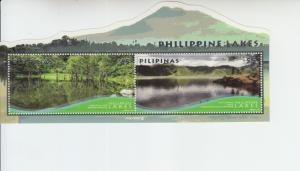 2018 Philippines Lakes SS  (Scott 3788) MNH