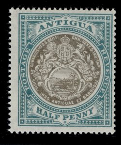 ANTIGUA EDVII SG31, ½d grey-black and grey-green, LH MINT.