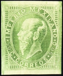 Mexico Stamps # 34 MLH VF Fresh Scott Value $700.00