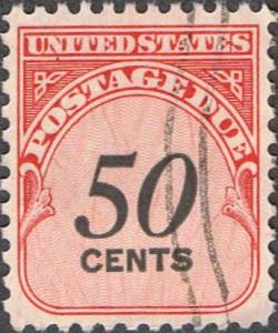US Used 50 cent Scott #J99 Postage Due Very Fine