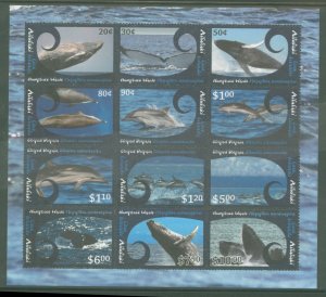 Aitutaki #593  Souvenir Sheet (Animals)