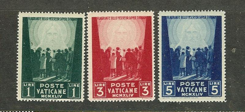 VATICAN 99-101 COMPLETE SET MNH VF