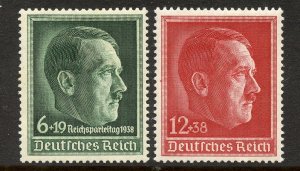 Germany # B118 + B120, Mint Hinge Remain.