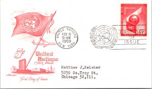 United Nations, New York, Worldwide First Day Cover, Government Postal Card